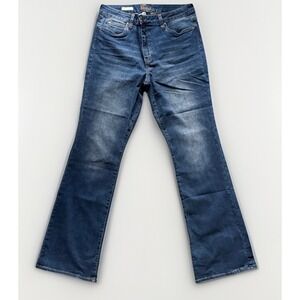 Kut from the Kloth Nicole High Rise Bootcut Jeans Women Size 16 Blue Stretch